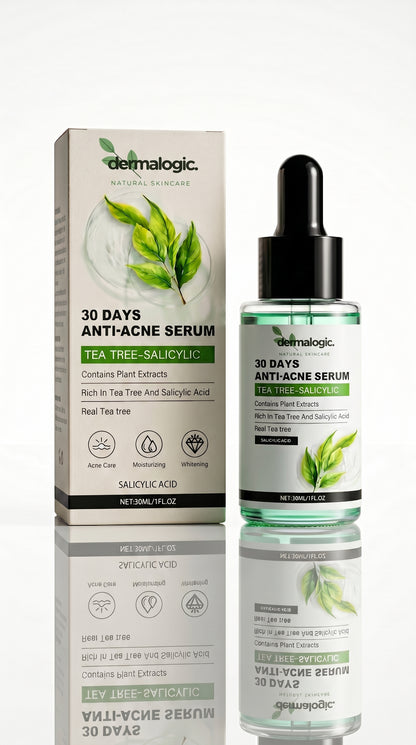 Sérum Antiacné Natural Árbol de Té + Ácido Salicílico – 30 ml