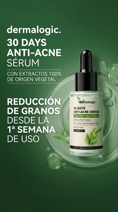 Sérum Antiacné Natural Árbol de Té + Ácido Salicílico – 30 ml